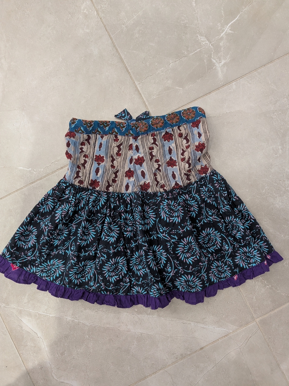 4/$20 Bohemian Floral Tiered Skirt – 4-5Y